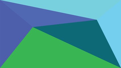 Obraz premium Vibrant Cyan abstract triangles background colorful