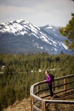 Women exploring nature