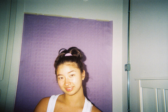 Teen Film Bedroom Portrait