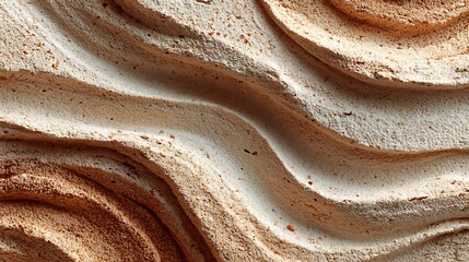 Intricate patterns of sedimentary rock layers in a desert landscape