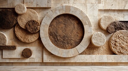 A variety of grains and seeds displayed in a rustic wooden background