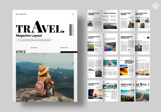 Travel Magazine Template