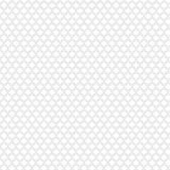 Seamless gray Islamic geometric line pattern on white background