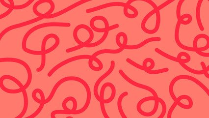 Vibrant pink Abstract Scribble Pattern Background