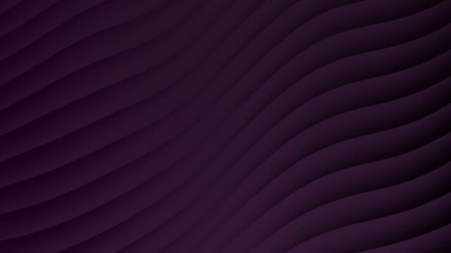 Midnight Violet Rhythmic Waves &ndash; 3D Shadow Loop, creating a high-contrast visuals perfect for mobile background, trending reels, branding  and advertisement etc