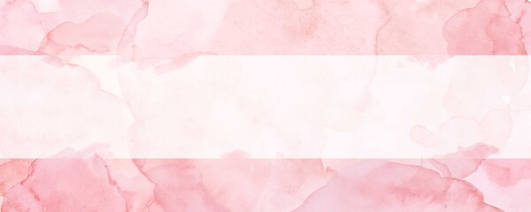 黄色の水彩絵の具で描いたピンクの花びらの背景