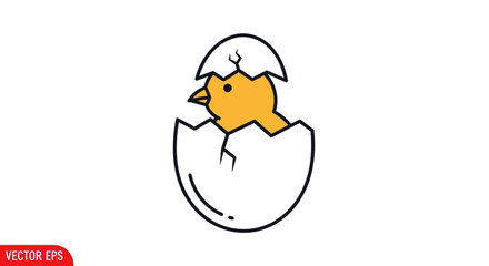 A simple yellow sun icon with rays on a white background in a flat line art style.