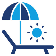 Holiday Blue Color Icon