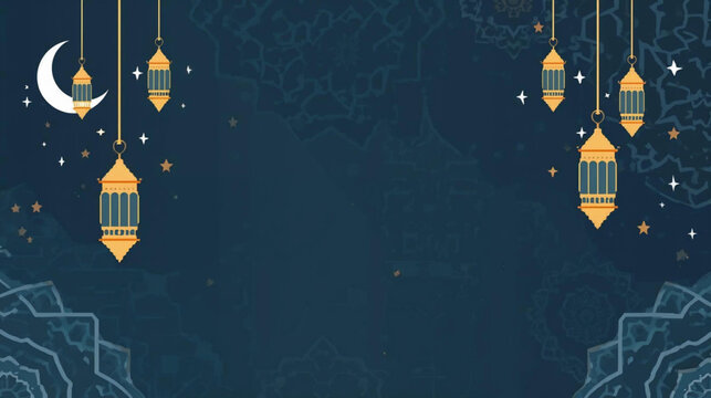 vector illustration of a elegant ramadan background