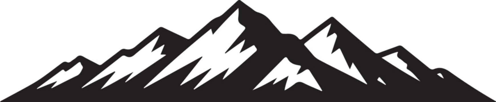 Silhouette Berge