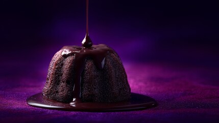 round molten chocolate cake