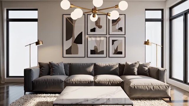 Modern living room interior design 16.