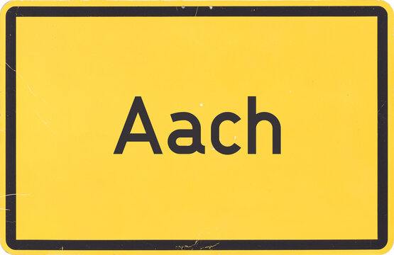 Ortsschild Aach