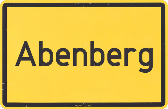 Ortsschild Abenberg