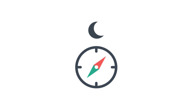 Compass Navigation Tool Direction Indicator.