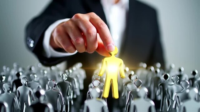 Selecting Talent - A Business Leaders Choice in a Crowd.