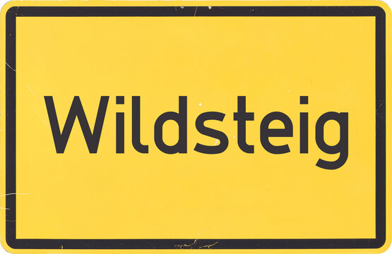 Ortsschild Wildsteig