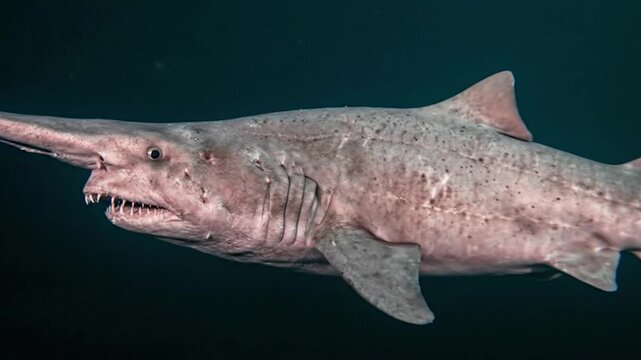 심해어,마귀상어,고블린상어,Deep-sea fish, devil shark, goblin shark