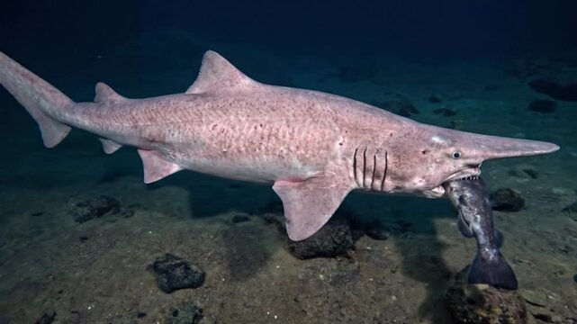 심해어,마귀상어,고블린상어,Deep-sea fish, devil shark, goblin shark