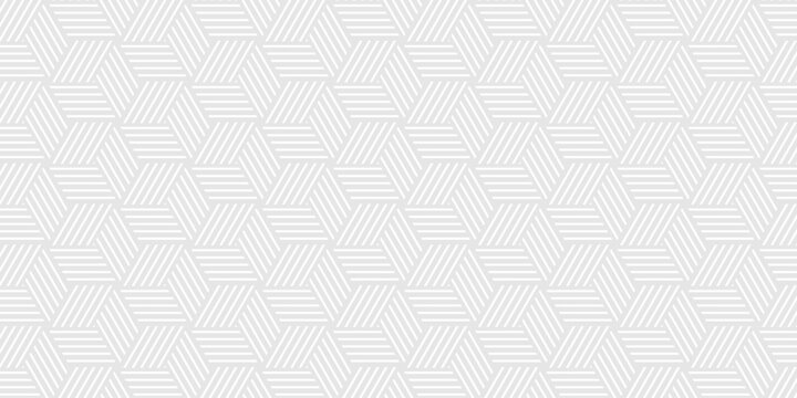 Vector geometric diagonal fabric waves seamless line texture. Seamless pattern Abstract geometric with stripes. Gray mesh background ornament.