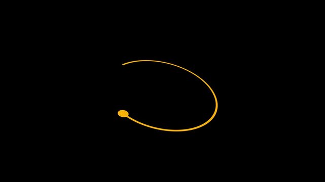 Isometric circular loading animation. Waiting isometry status bar. White outline circle