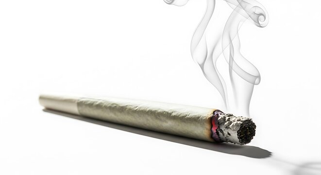 Joint burning with smoke