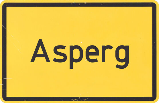 Ortsschild Asperg