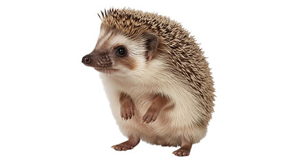 Obraz premium hedgehog on white background