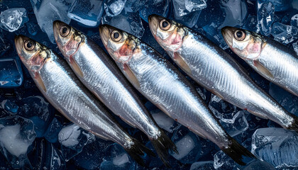 Obraz premium fresh fish on the market