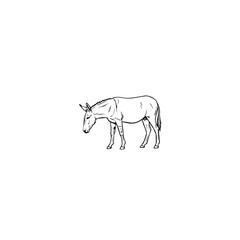 Fototapeta premium Simple icon representing a vector file for graphic design projects