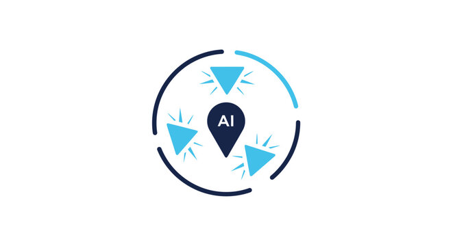Artificial Intelligence Technology Logo Design.
