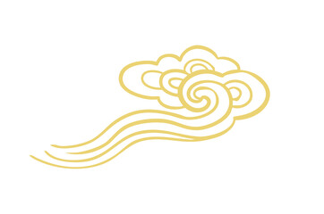 Traditional Chinese auspicious cloud pattern