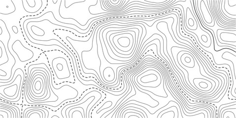 Abstract topo contour map on white background. The concept of a conditional geography scheme and the terrain path. Design materials. Print image, Abstract bacground. Vector illustration.        © NAZMA