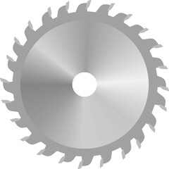 Circular saw blade. vector illustration