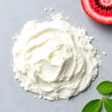 Konjac gum powder and carrageenan for creamy and consistent jelly textures