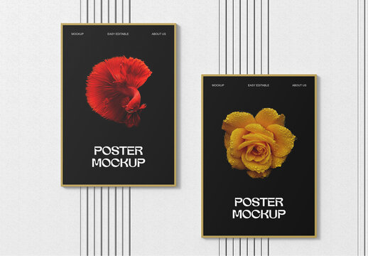 Minimal Poster Mockup Template