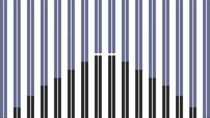 Obraz premium The texture consists of vertical double stripes. The upper part is lighter.