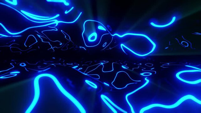 Animated abstract tunnel