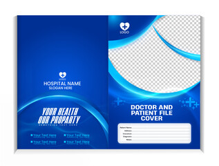 Doctor profile template design for medical