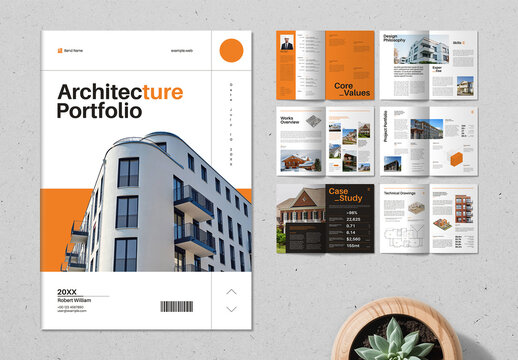 Modern Architecture Portfolio Brochure Template