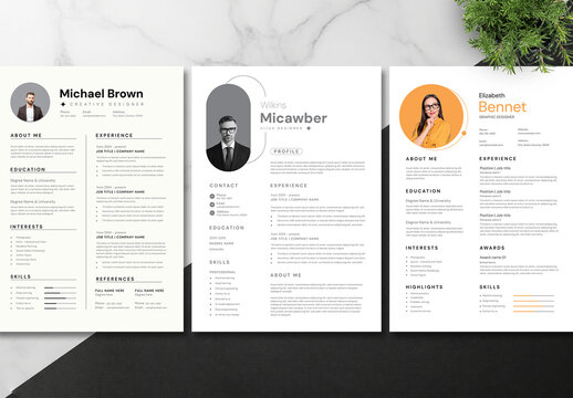 Professional CV Resume Bundle