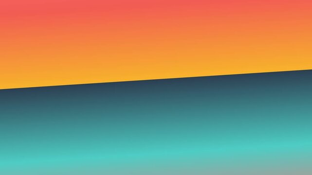 Abstract Gradient Background with Orange and Teal Colors.
