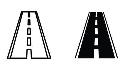 Road icon set © JahidulStockbd