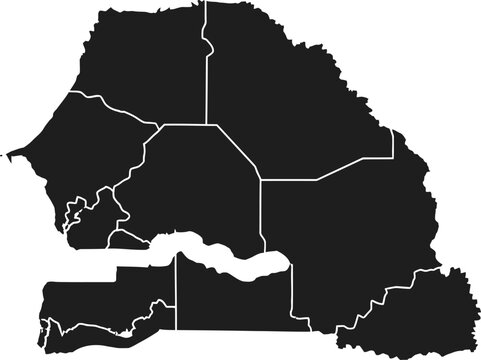 Accurate Real-World Map Silhouette of Senegal

High-quality silhouette map of Senegal with accurate boundaries. Editable EPS vector suitable for West African geography and infographic projects.