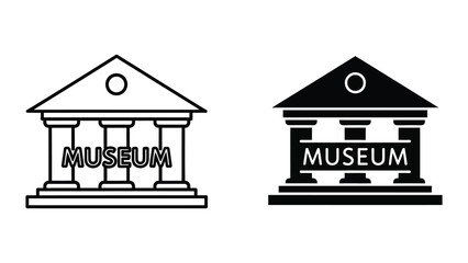 Museum building icon