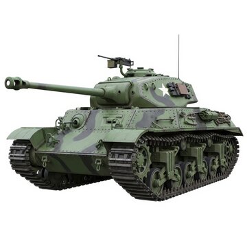 M26 Pershing Tank - A Detailed View of Military Might.