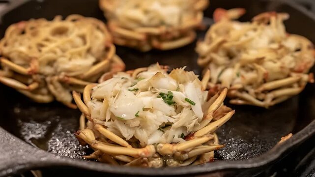 Savory Crab Meat Stuffed Shells with Herbs, a Delectable Culinary Delight.
