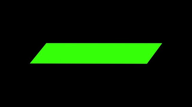 Green Screen Background with Lime Green Rectangle Shape for Chroma Keying and Editing lime green background