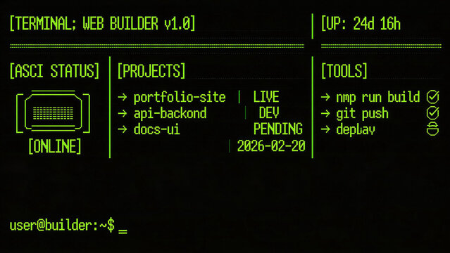 Technical Mono: Retro-Coder Aesthetic