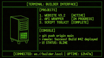 Technical Mono: Retro-Coder Aesthetic